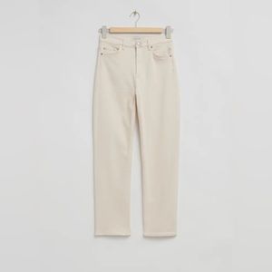 & Other Stories straight white jeans